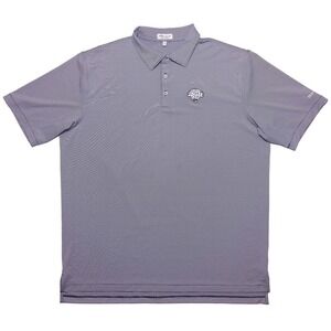 PETER MILLAR Summer Comfort Polo Shirt Rosati Cup‎ Blue Striped XXL 2XL